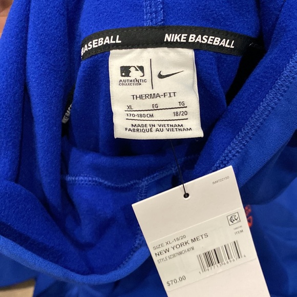 NWT Nike Mets youth Fleece Hoodie size XL 18/20 - Picture 5 of 5